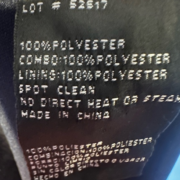 Elegant Navy Evening Gown with Beautiful Beaded Neckline and Flutter Sleeves - Picture 7 of 7